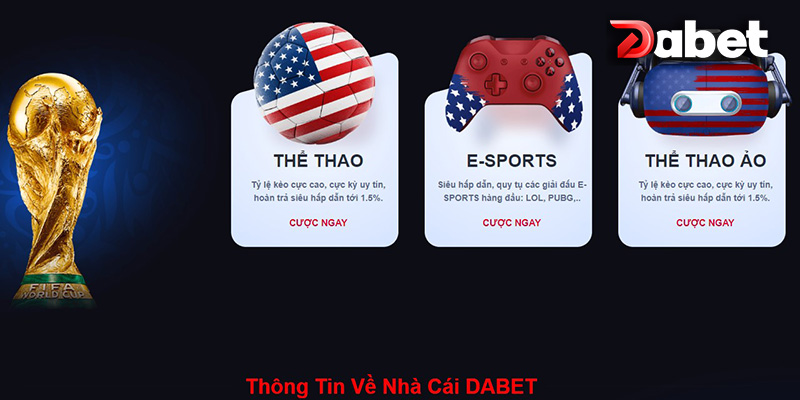 Thể Thao Dabet - Đặt Cược Kèo Hòa Bảo Tiền Cược Trong Tay